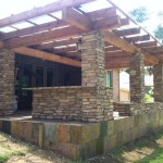 Backyard kitchen